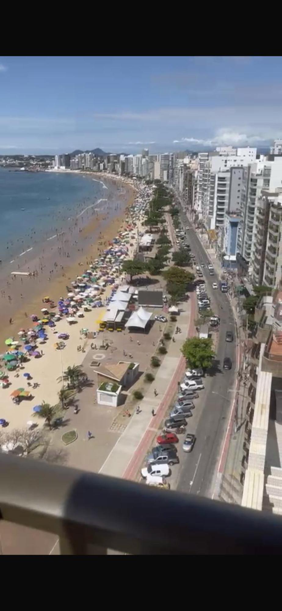 Malaga1201 Cobertura De Frente Para Praia Do Morro Guarapari Em Frente O Quiosque 19 מראה חיצוני תמונה